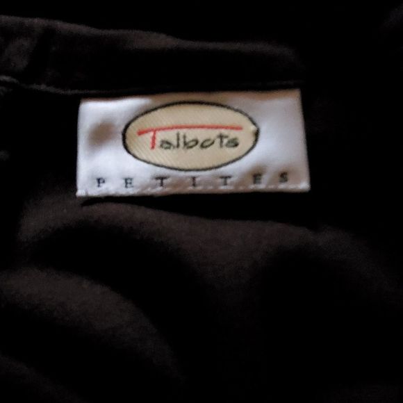 Vintage Chocolate Brown Talbots Petites Dress - Picture 8 of 8